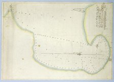 Map of Hout Bay, 1780. Creator: Robert Jacob Gordon.