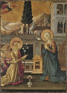 The Annunciation, 1455. Creator: Benedetto Bonfigli.