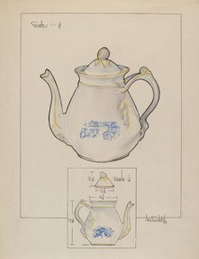 Teapot, c. 1938. Creator: Joseph Sudek.