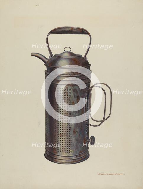 Milk Warmer, c. 1939. Creator: Edward L Loper.