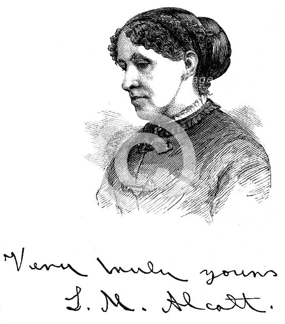 Louisa May Alcott (1832-1888), American writer, 1875. Artist: Unknown