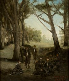 Zouaves Resting, c1863. Creator: Wladyslaw Gasecki.