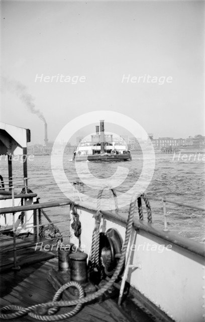 The Woolwich ferry, c1945-c1965. Artist: SW Rawlings