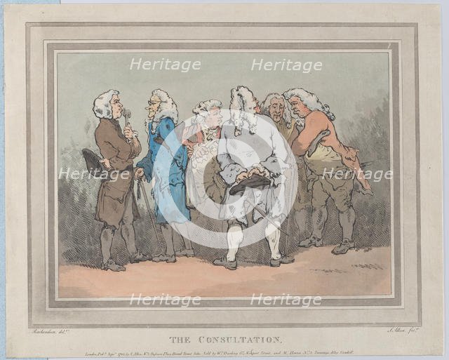 The Consultation, September 1785., September 1785. Creator: Samuel Alken.