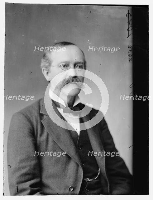 John Jay Knox Junior, Controller of Currency, between 1870 and 1880. Creator: Unknown.