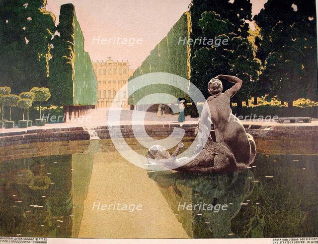 Schönbrunn Palace, about 1900. Creator: Carl Moll.