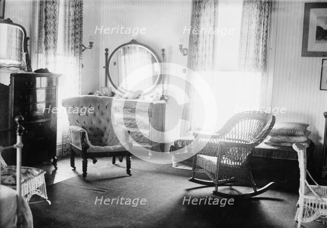 Bedroom, Hughes House, between c1915 and c1920. Creator: Bain News Service.