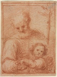 Joseph and Child (recto), 16th century. Creator: Unknown.