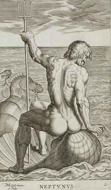 Neptunus, 1586. Creator: Philip Galle.