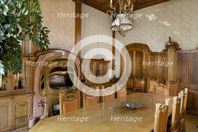 Interior-Hotel van Eetvelds, Av. Palmeston, Brussels, Belgium, (1895), c2014-2017. Artist: Alan John Ainsworth.