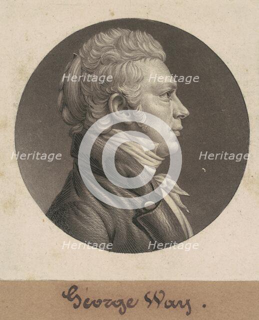 George Way, 1807. Creator: Charles Balthazar Julien Févret de Saint-Mémin.