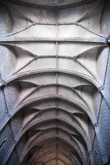 A groin-vaulted nave in Sao Francisco Church, Evora, Portugal, 2009. Artist: Samuel Magal