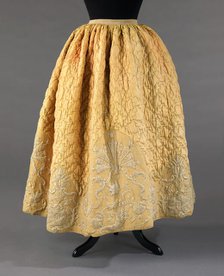 Petticoat, Swedish, 1740-60. Creator: Unknown.