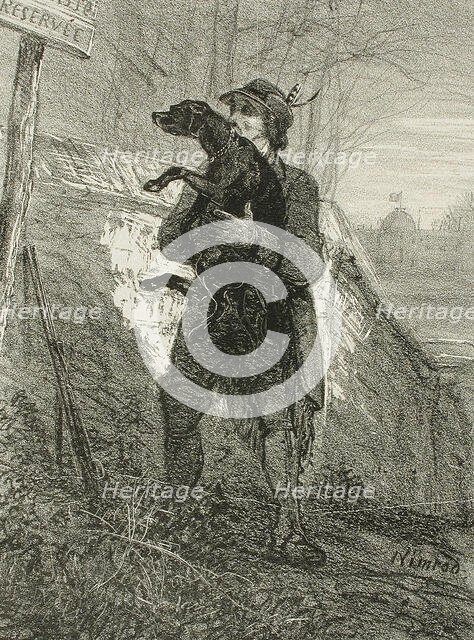 Environs de Bruxelles, 1857. Creator: Félicien Rops.