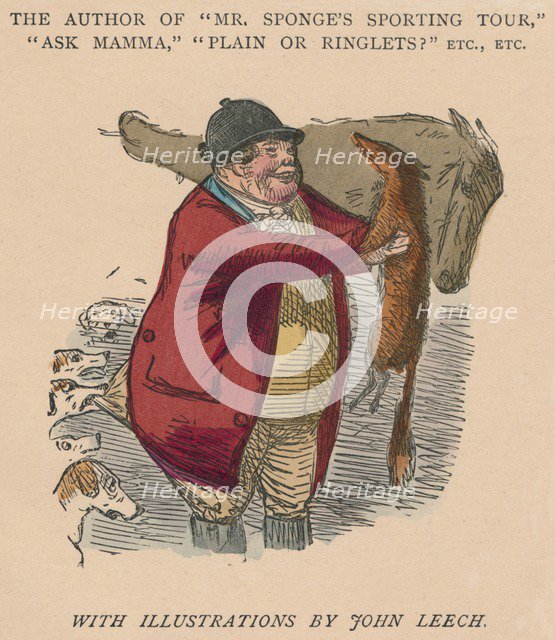 'The Author of Mr. Sponge's Sporting Tour, Ask Mamma, Plain or Ringlets? Etc., Etc.', 1854. Artist: John Leech.