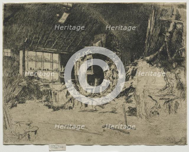 The Smithy. Creator: James McNeill Whistler (American, 1834-1903).