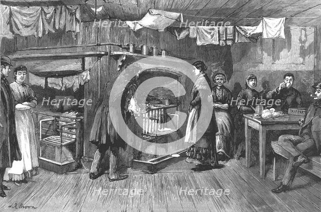 'The Kitchen of a common lodging-house, Spitalfields', 1886.   Creator: Unknown.