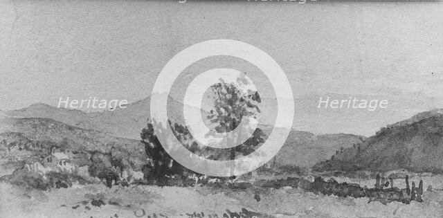 Three Views, No. 1: Mount Washington from Shelburn, New Hampshire, . Creator: John William Hill.