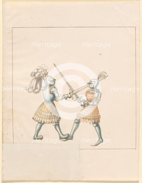 Freydal, The Book of Jousts and Tournament of Emperor Maximilian I: Combats...Plate 158, c1515. Creator: Unknown.