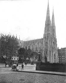 St Patrick's Cathedral, New York, USA, c1900.  Creator: Unknown.
