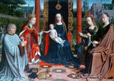 'The Mystic Marriage of St Catherine', 1505-1510. Artist: Gerard David
