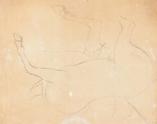 Study of a Horse [verso], after 1807. Creator: William Etty.