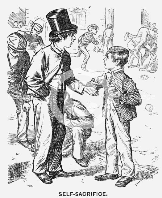 'Self-Sacrifice', 1866. Artist: Unknown