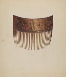 Comb, 1935/1942. Creator: Sylvia DeZon.