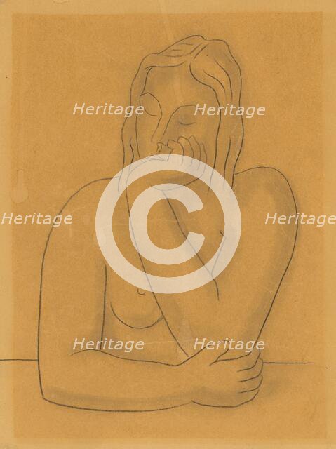 Seated, 1938-1945. Creator: Mikulas Galanda.