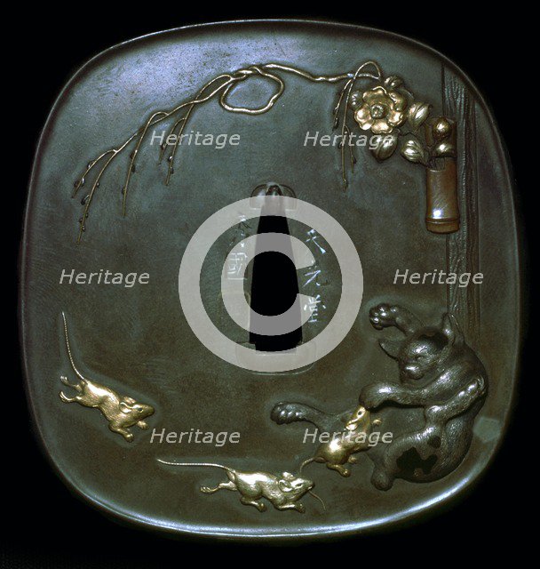 Japanese shield-guard. Artist: Unknown