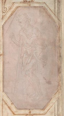 Man with a Stick, c. 1500. Creator: Filippino Lippi.