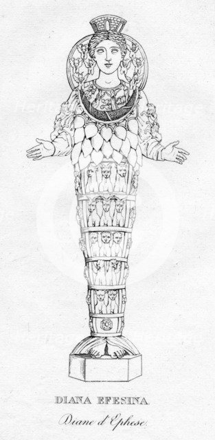 'Diana Efesina (Diane d'Ephese)', c1850. Artist: Unknown.