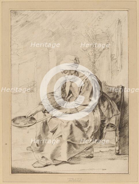 Pancake Woman, 1768. Creator: Johannes Kornlein.