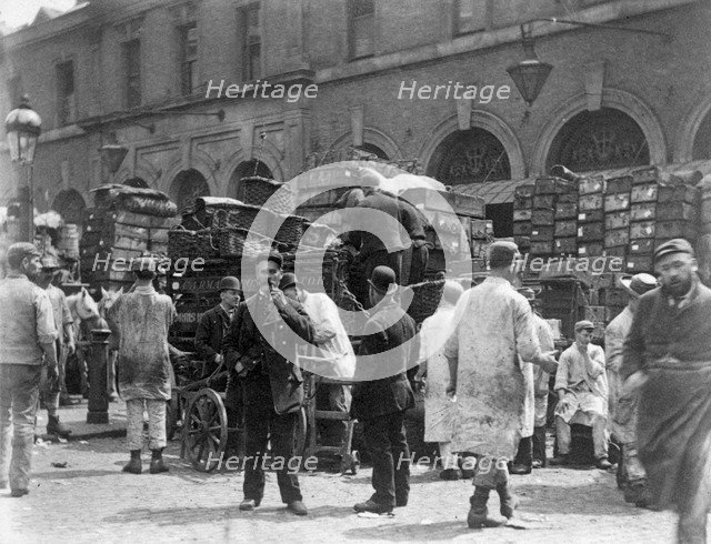 Billingsgate Market, London, 1893. Artist: Paul Martin
