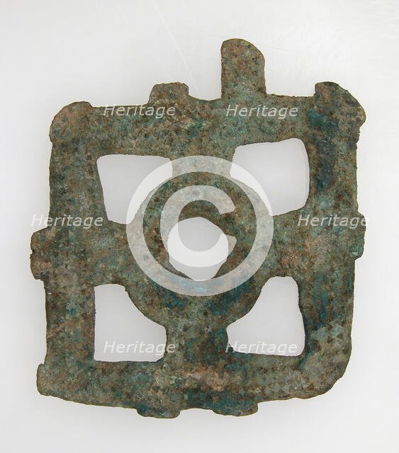 Openwork Plaque, Frankish, last half of 6th and first half of 7th century. Creator: Unknown.