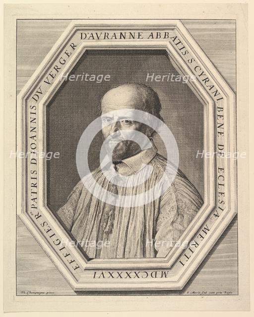 Jean Duvergier de Hauranne, abbe de Saint-Cyran. Creator: Jean Morin.