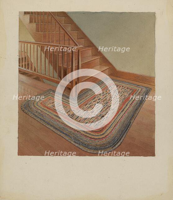 Shaker Newel Post, c. 1937. Creator: Alfred H. Smith.