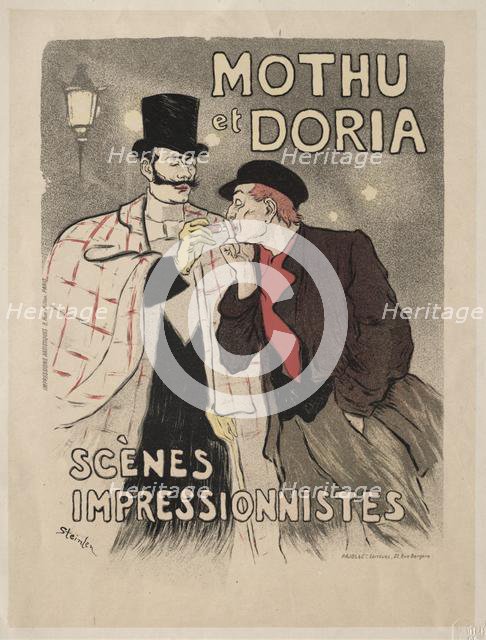 Mothu et Doria - Scènes impressionistes, 1893. Creator: Théophile Alexandre Steinlen (Swiss, 1859-1923).