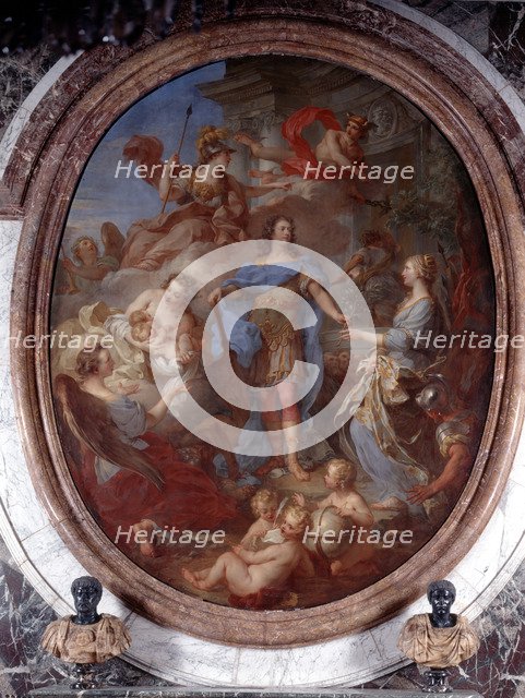 'Louis XIV Presenting Peace to Europe', early 18th century. Artist: Francois Lemoyne