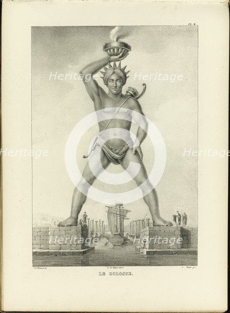 The Colossus of Rhodes. Artist: Witdoeck, Petrus Josephus (1803-1840)