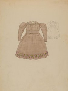 Child's Dress, c. 1936. Creator: Dorothy Gernon.