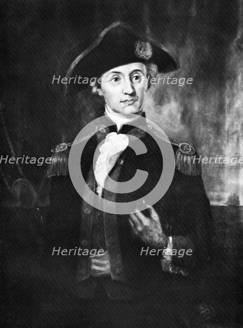 John Paul Jones, hero in the American Revolutionary War, (c1930s).Artist: George B Matthews