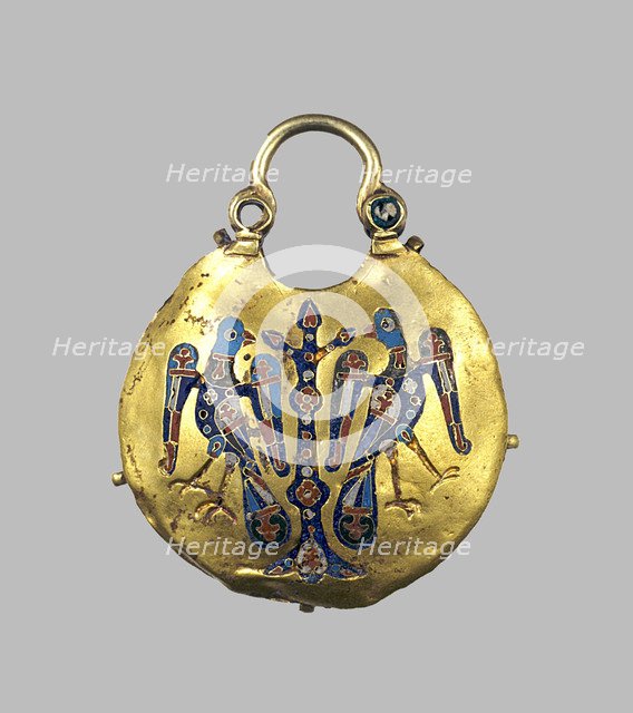 Gold pendant (Kolt), 12th-13th century. Artist: Ancient Russian Art  