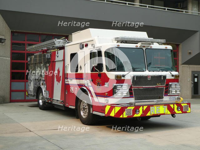 Smeal Fire appliance, Vancouver, British Columbia, Canada 2018. Creator: Unknown.