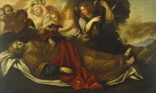 The Martyred St. Catherine of Alexandria with Angels, 1625-1650. Creator: Unknown.