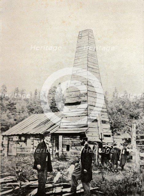 The Drake Well, Pennsylvania, America, 1859. Artist: Unknown