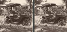 Pair of Stereograph Views of Early Automobiles, 1902-3. Creator: CH Graves.