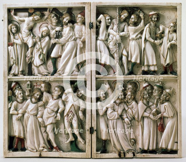 'Diptych with Gospel Subjects', end of 14th century. Artist: Unknown