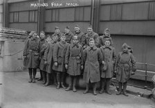 Marines from Mich., 1918 or 1919. Creator: Bain News Service.