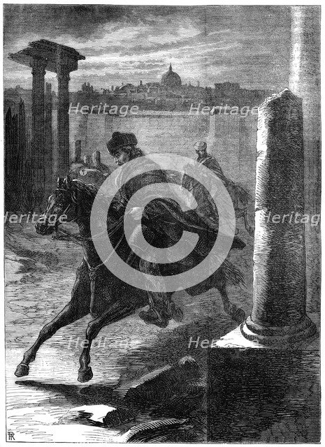 The flight of Prince Charles from Rome, 18th century (19th century). Artist: Unknown